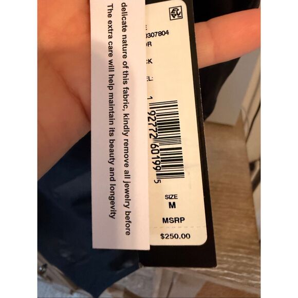 NWT Alice + Olivia Nichol Mesh Bodysuit in Black Size Medium - Picture 5 of 8